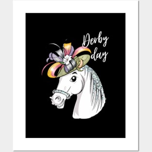 Derby Day 2024 Fascinator Hat Horse Racing Posters and Art